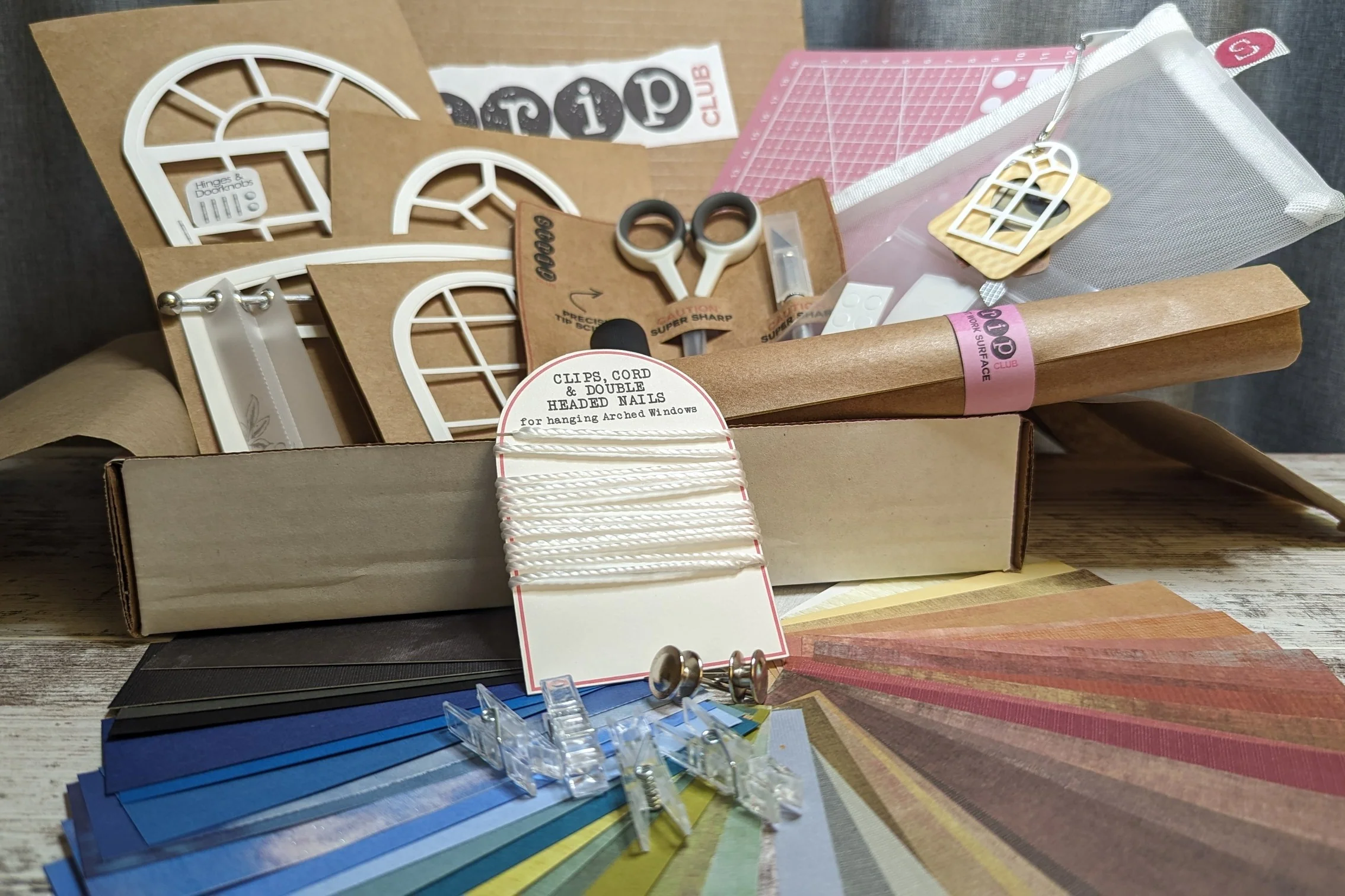 Torn Paper Art Craft Box with Tool Kit - Image 14