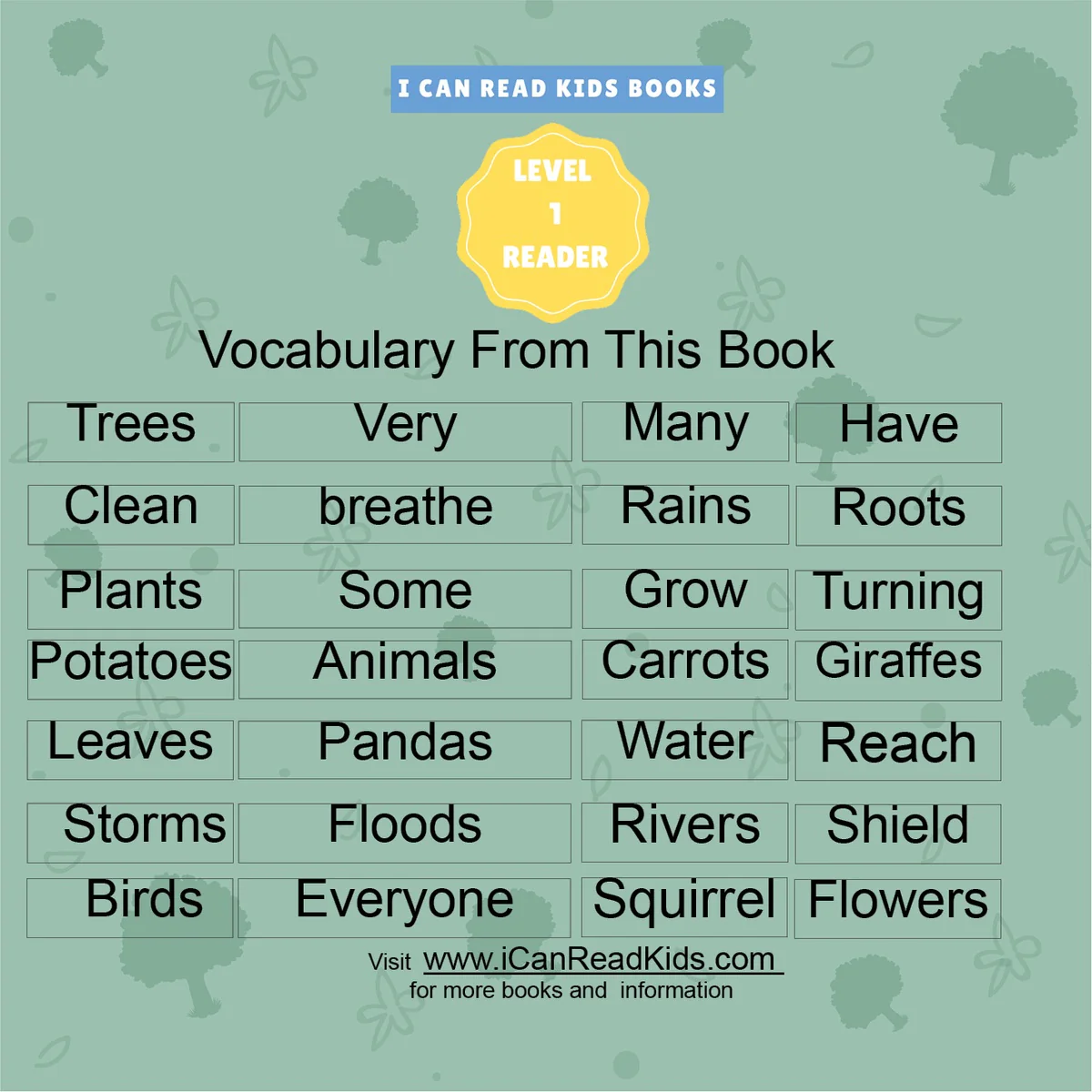 Trees For Kids Trees Have Many Jobs: I can Read Level 1 (I Can Read Kids Books Book 7) - Image 2