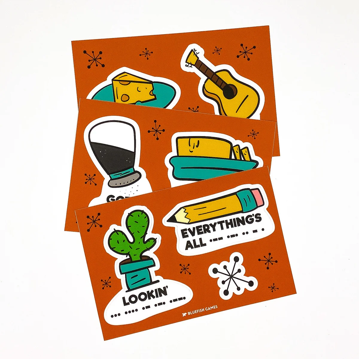Very Punny Magnet/Sticker Pack (Morse Code Edition) - Image 2