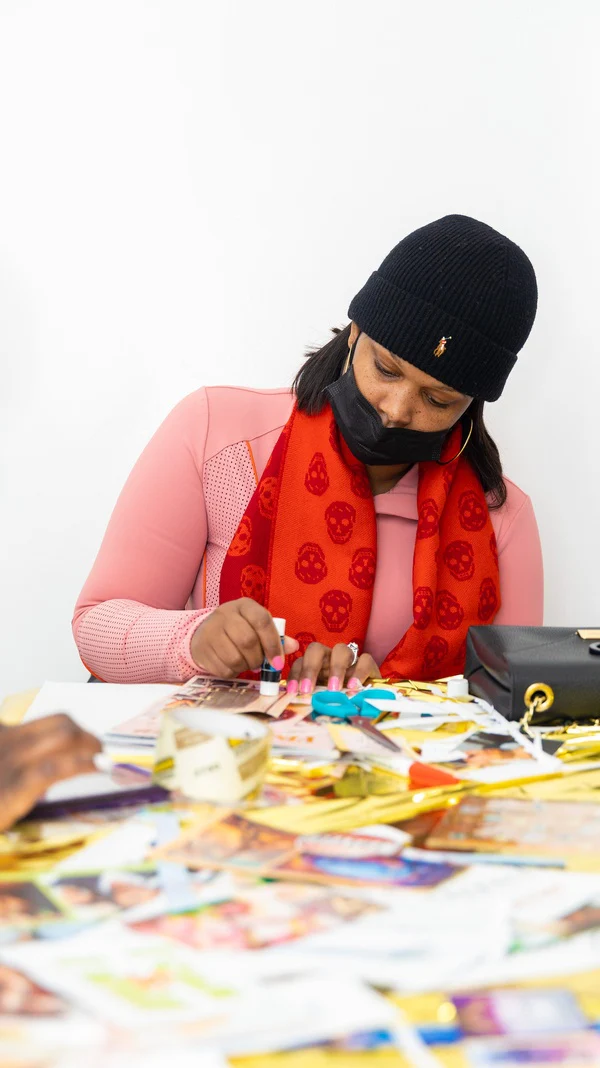 Vision Board Gift set includes Mask | Markers|Stickers|Tape|Glue|Glitter - Image 2